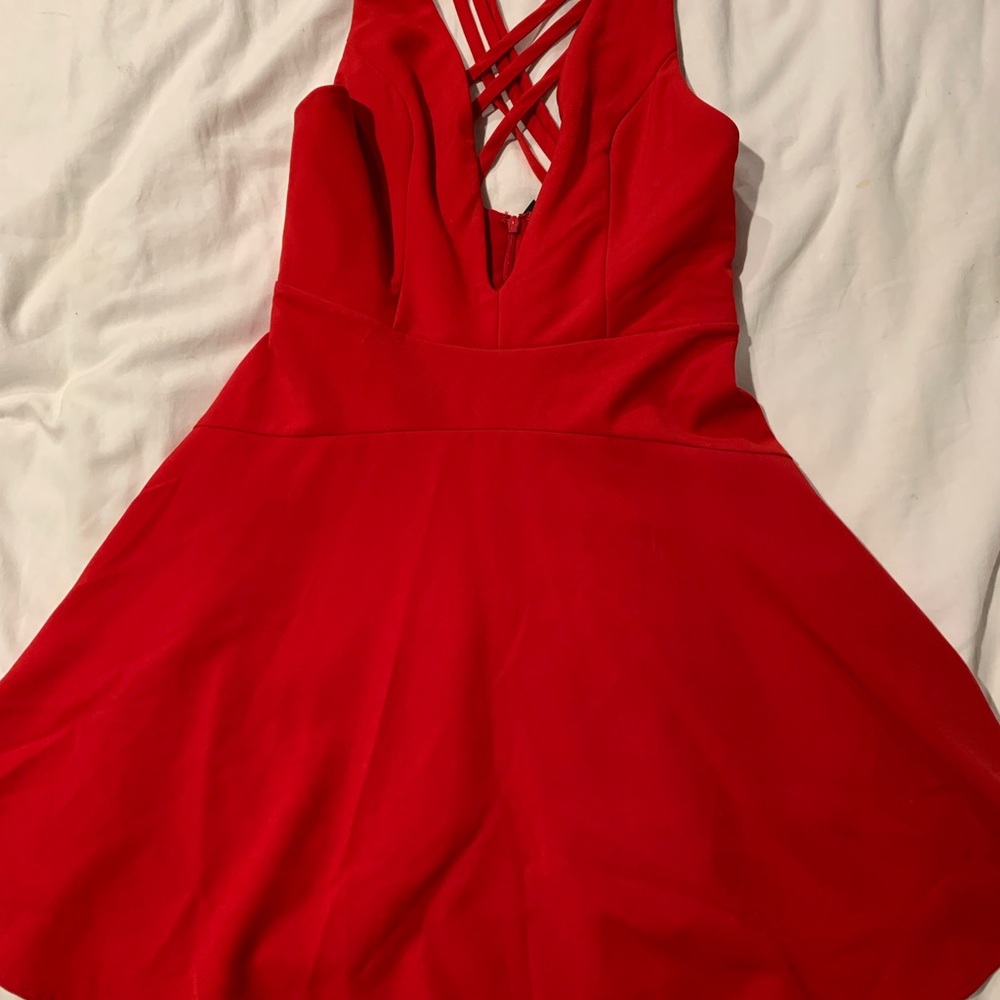 NBD Red Mini Dress